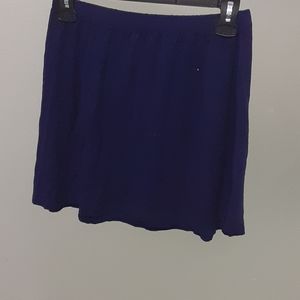 Blue skirt